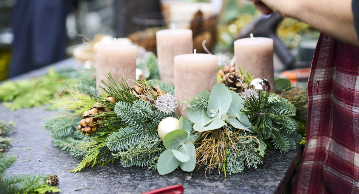 Gartencenter Kremer. Die Naturtalente | DIY Adventskranz